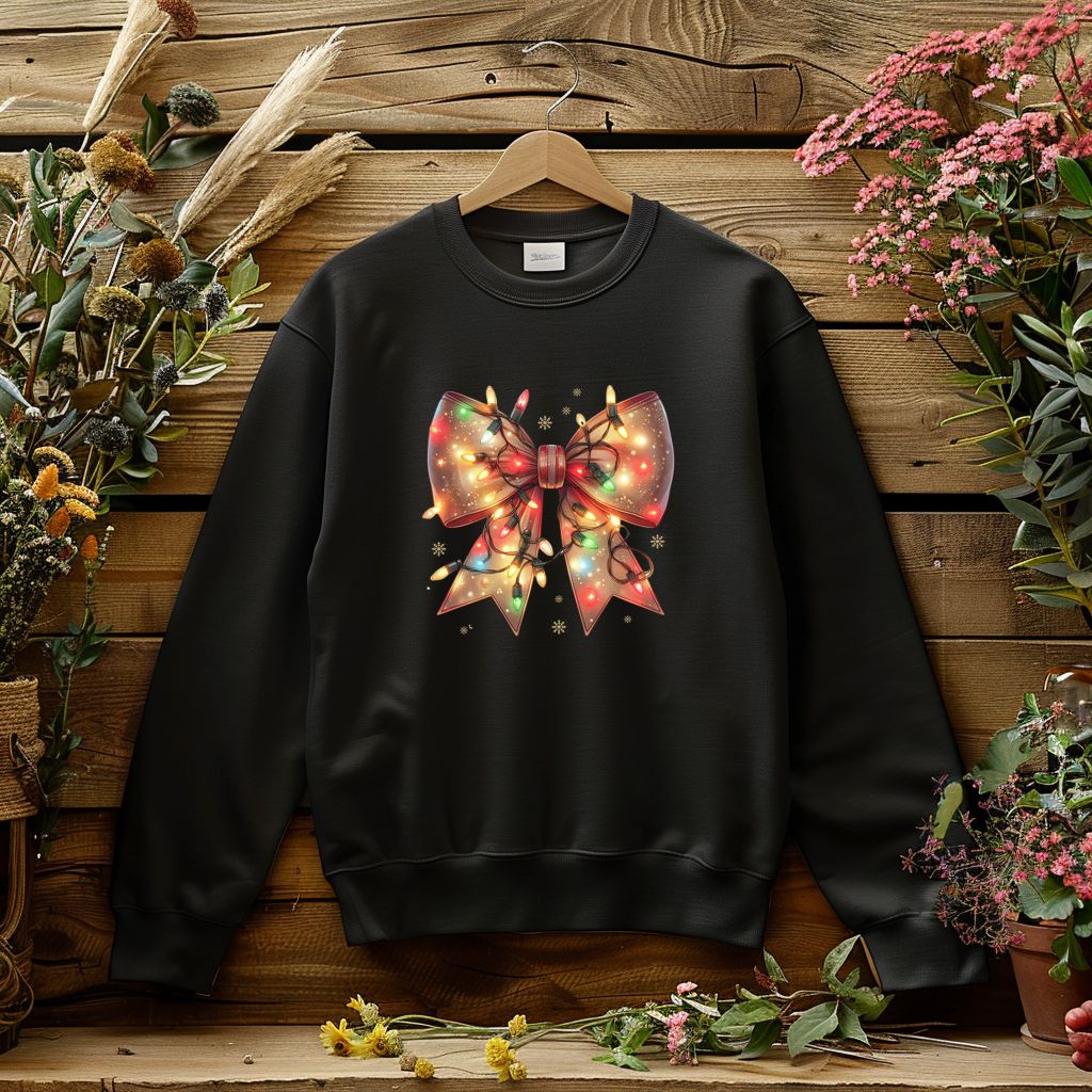DTF Christmas Bow