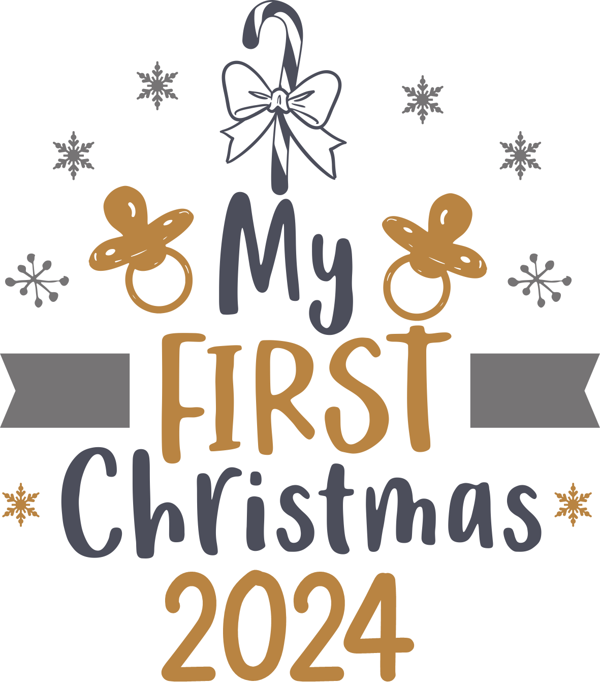 DTF My First Christmas 2024