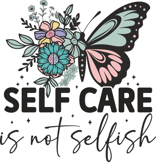 DTF Self Care Butterfly