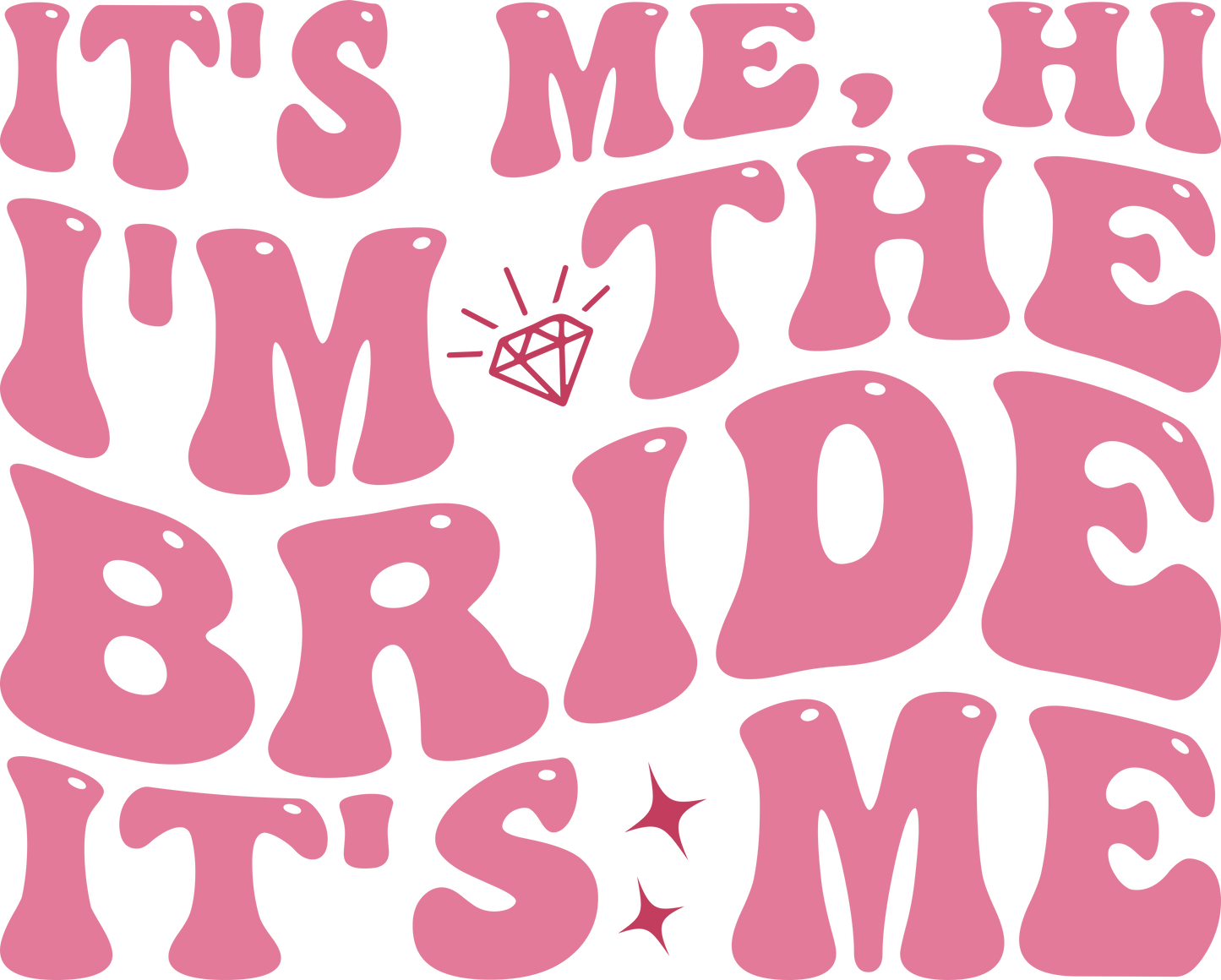 DTF Its me, Hi I'm the Bride