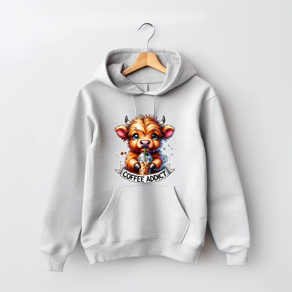 DTF Coffee Highland Cow