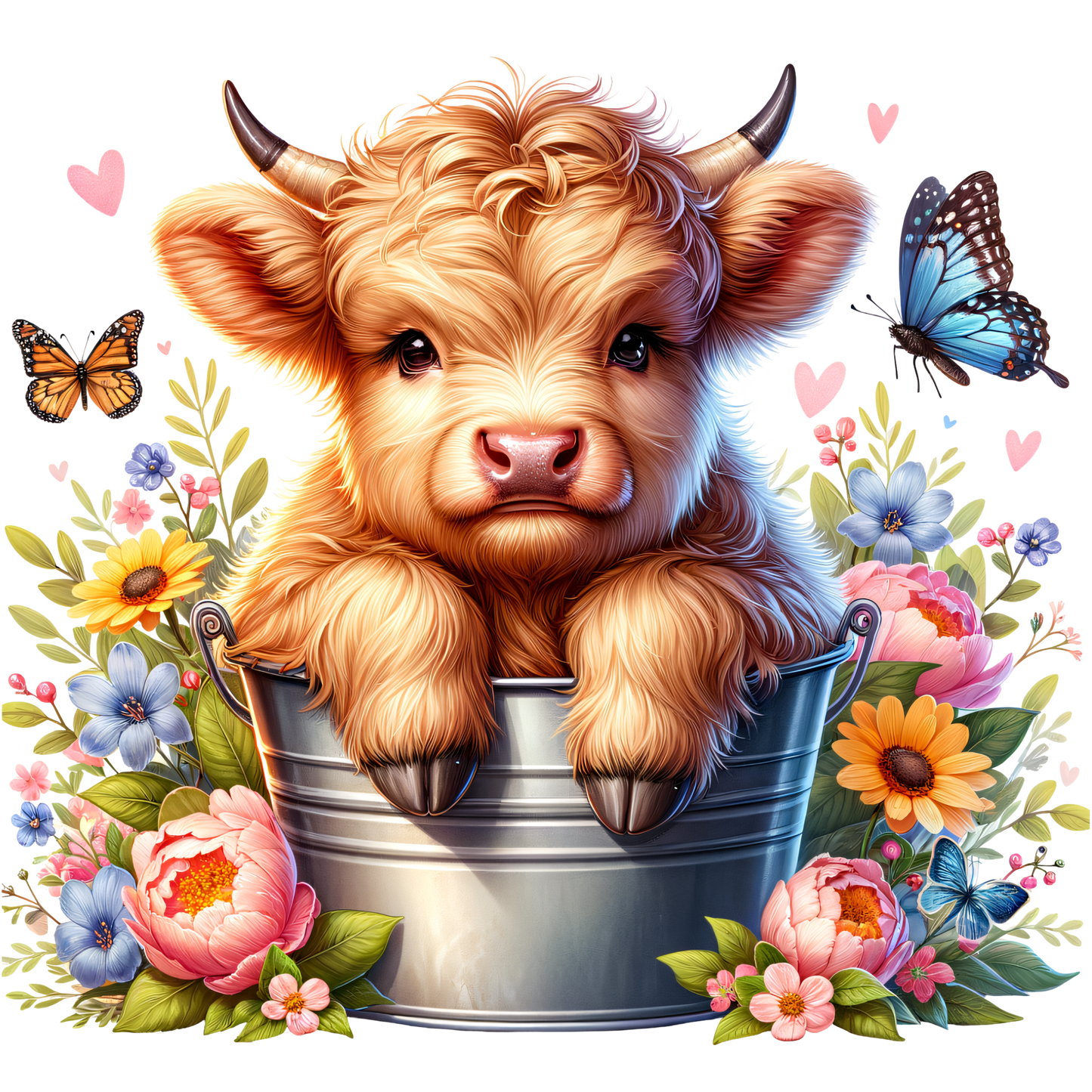 DTF Highland Cow