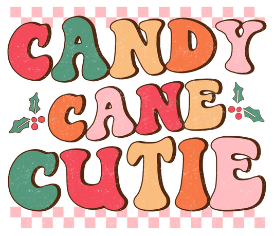 DTF Candy Cane Cutie