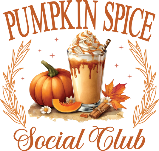 DTF Pumpkin Spice Social Club