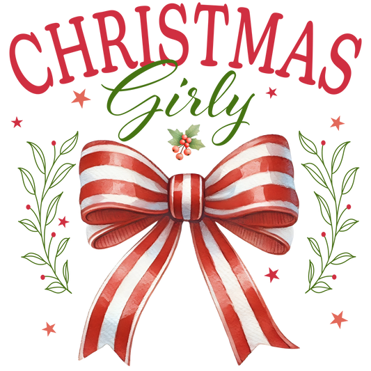 DTF Christmas Girly