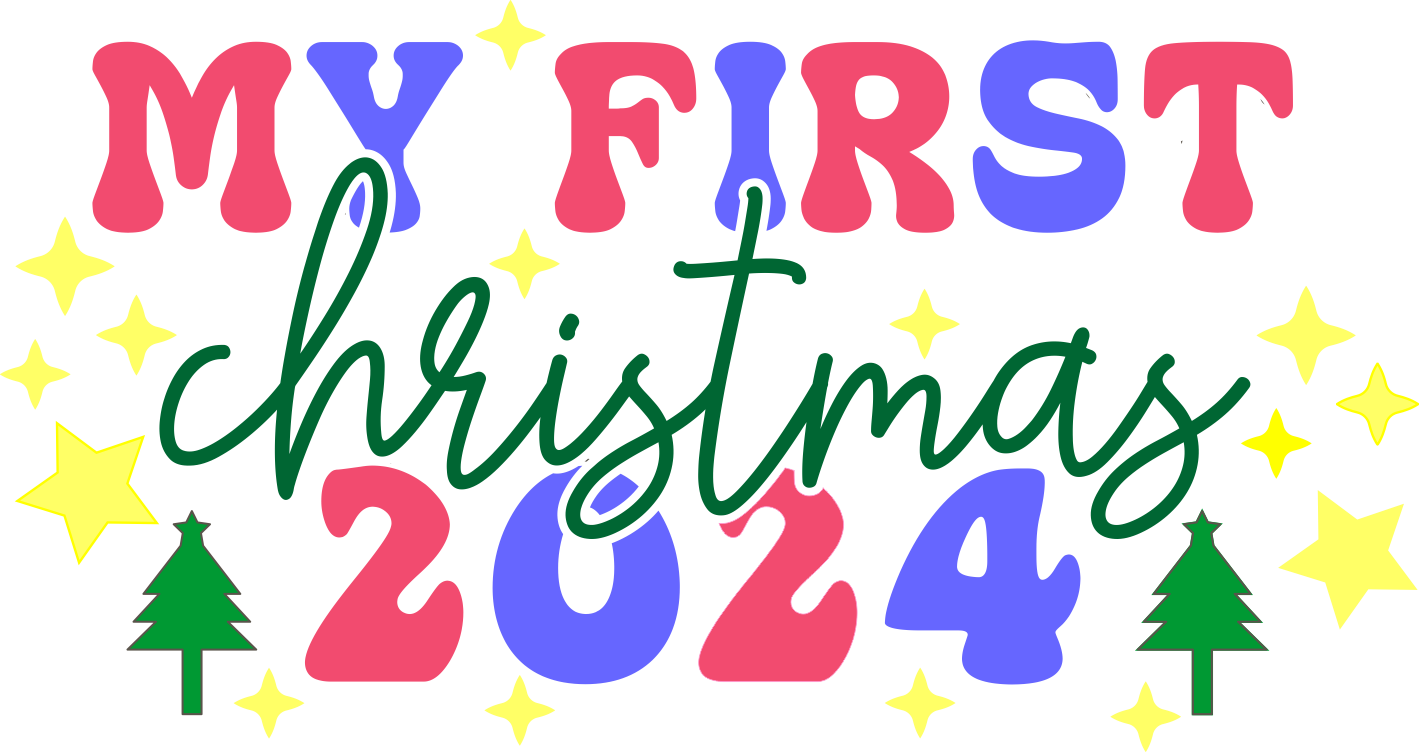 DTF My First Christmas 2024